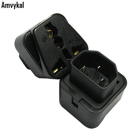 Amvykal Universal Uk Eu Us Electrical Plug Female Socket To Pro Iec