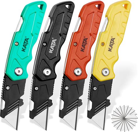 Kata Folding Utility Knife With Quick Change Blades Heavy Duty Box