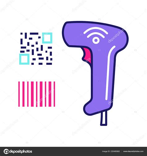 Handheld Barcode Scanner Icon