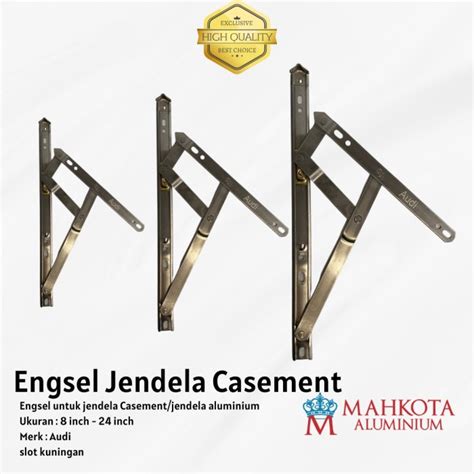 Jual Ready Stock Engsel Jendela Casement Aluminium Friction Stay Tebal