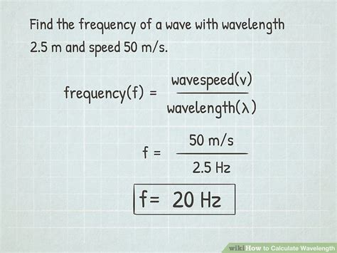 Wavelength Questions And Answers