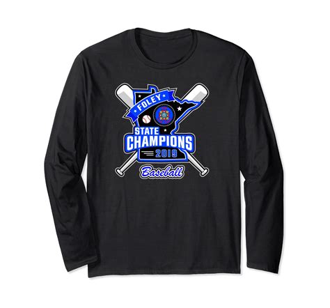 Foley 2019 State Baseball Champions Vfw Post 6992 Long Sleeve T Shirt