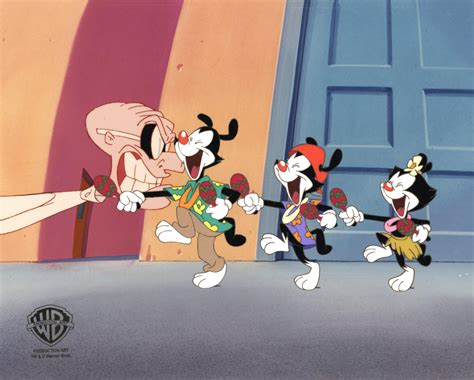 Animaniacs Original Production Cel Yakko Pop Culture References