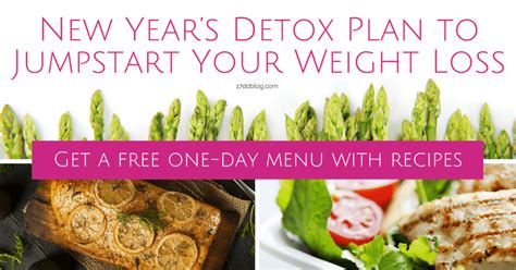 New Years Detox Plan To Jumpstart Your Weight Loss My 17 Day Diet Blog