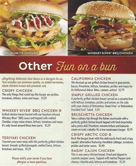 Menu At Red Robin Gourmet Burgers And Brews Restaurant Quakertown 690