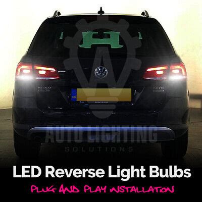 For Vw Passat B X White Led Reverse Back Up Light Bulbs