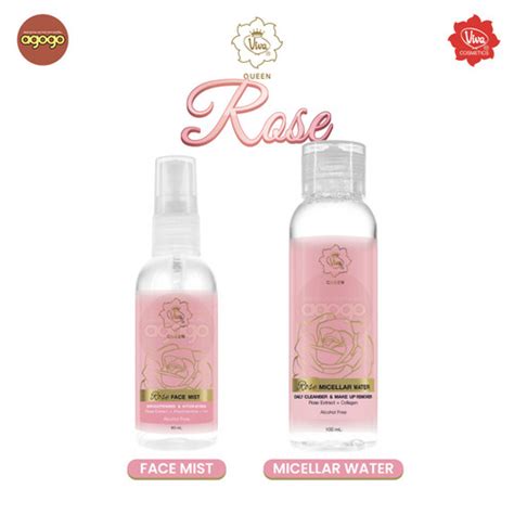 Promo Viva Queen Rose Face Mist Rose Micellar Water Face Mist 60ml