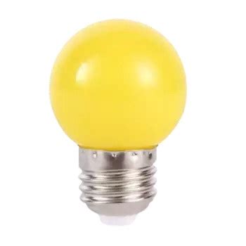 Lampada Bolinha G45 Decorativa Galaxy LED 3W 127V Amarela Submarino