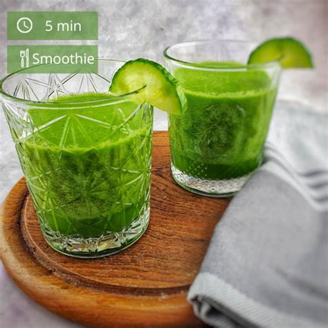 Groene Smoothie Met Spinazie En Groene Appel