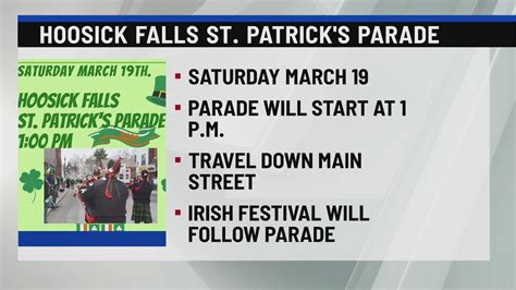 Hoosick Falls St Patricks Day Parade Rescheduled Youtube