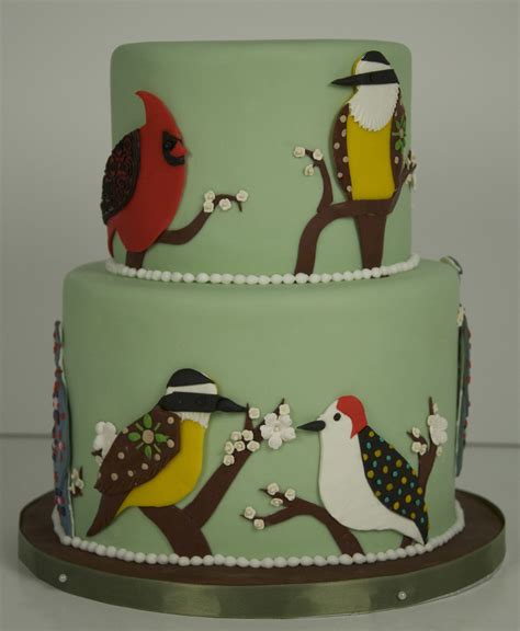 80th Birthday Bird Cake