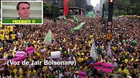 Bolsonaro Manda Áudio Para Mais De 1 MilhÃo De Pessoas Na Avenida