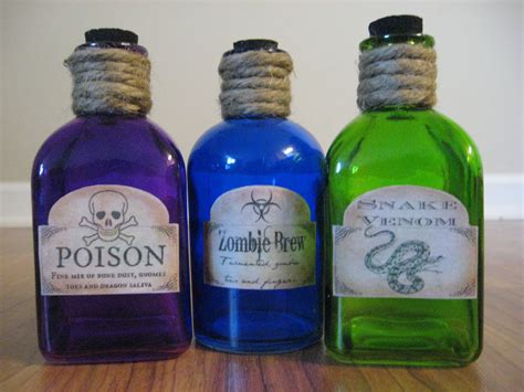 Diy Halloween Potion Bottles Make Something Mondays