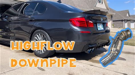 Bmw N Performance Boost High Flow Catted Downpipe Installation Youtube