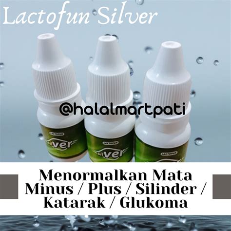 Jual Lactofun Silver Obat Herbal Sakit Mata Merah Minus Plus Silinder