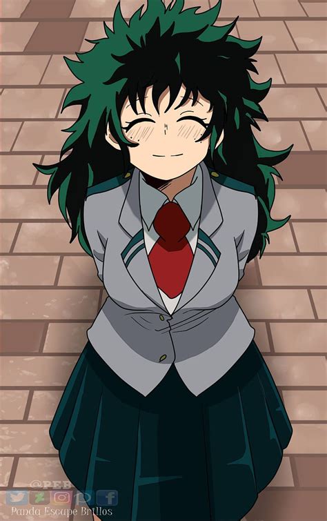 Cute Female Deku Anime Cute Deku Hd Phone Wallpaper Peakpx The Best