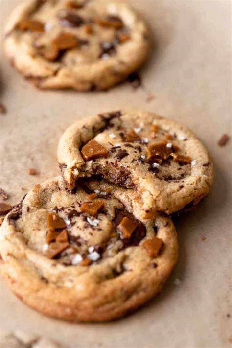 Brown Butter Toffee Chocolate Chip Cookies Cambrea Bakes