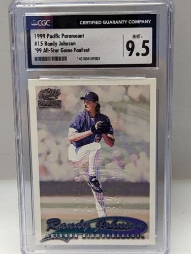 1999 PACIFIC PARAMOUNT RANDY JOHNSON ARIZONA DIAMONDBACKS 15 EBay