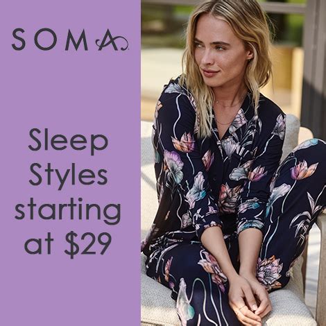 Soma: Sleep Styles From $29 | Eastview Mall