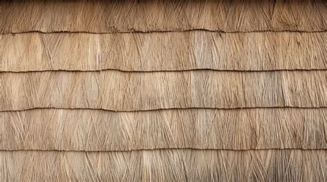 Rustic Background Thatch Roof With Hay Or Dry Grass Texture Thatch Bamboo Pattern Bamboo