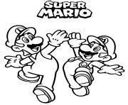 Coloriage Luigi Frere De Mario Jecolorie