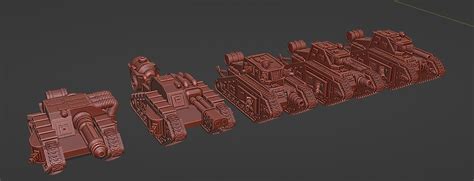 Free 3d File Sci Fi Trench Troops Tanks 🎲 ・3d Print Design To Download