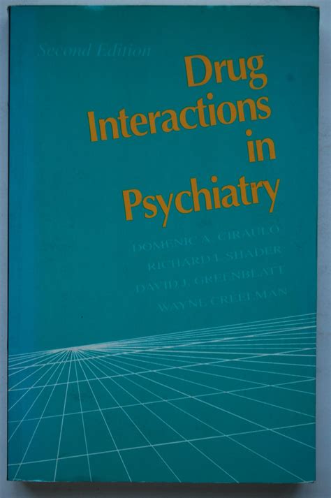 Drug Interactions In Psychiatry 3