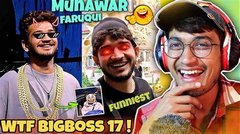 MUNAWAR FARUQUI BEST OF THIS WEEK BIGBOSS 17 FUNNIEST THUG LIFE