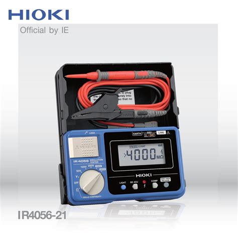 Hioki Ir4056 21 เมกะโอห์มมิเตอร์ Insulation Tester ทดสอบค่าความต้านทานฉนวนของสายไฟ มอเตอร์