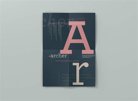 Archer Glyphs Typeface Specimen Book Cover Projects Paintings