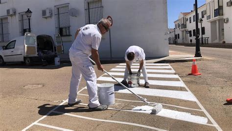 Comienza la renovación de la pintura de los pasos de peatones Hoy