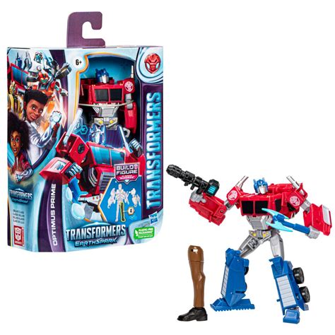 Transformers Toys EarthSpark Deluxe Class Optimus Prime, 5” Action ...