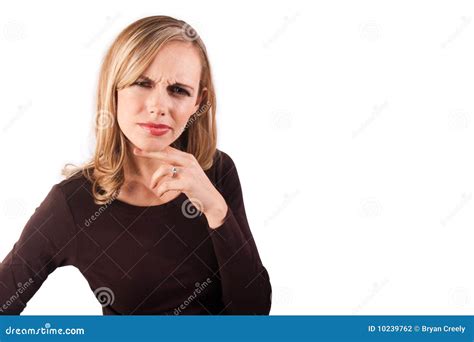 Confused Woman Stock Photography Image 10239762