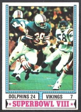 1974 Topps Football Card #463: Super Bowl VIII