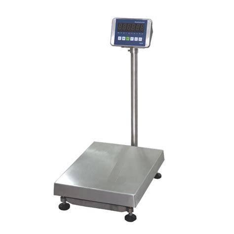 150kg Capacity Stainless Steel Platform Weighing Scale LED Display