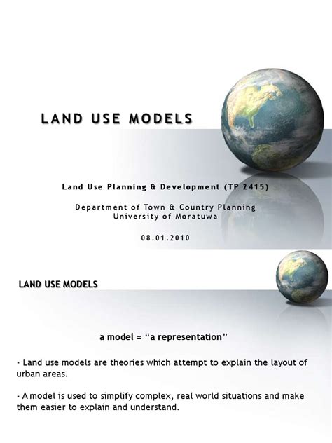 Land Use Models 2 Pdf Pdf Suburb Urbanization