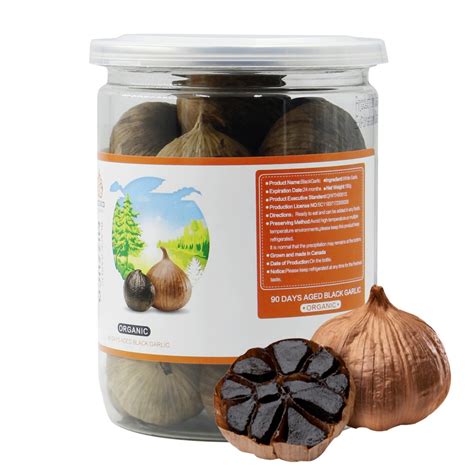 Mizzuco Black Garlic 290g Organic Whole Black Garlic Natural Fermented