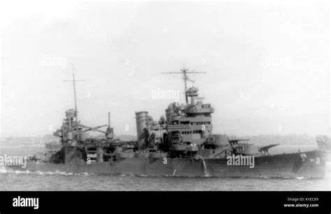 USS Astoria (CA-34) off Guadalcanal 1942 Stock Photo - Alamy