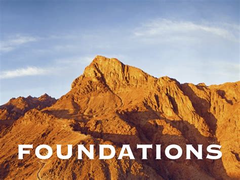 Sermon Series - Foundations (Genesis) — Christ Covenant Church