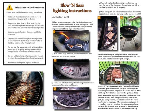 Adrenaline Barbecue Company Slow N Sear User Manual Pdf Download Manualslib