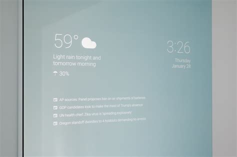 The Future Of Tech Can Be Seen In A Smart Mirror Brightly Next