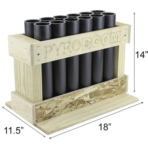 Pyroboom Consumer And Display Mortar Tubes Racks