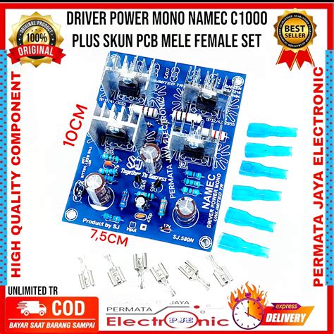 Driver Power Amplifier NAMEC 1000 WATT Plus Skun PCB 6 Set | Lazada