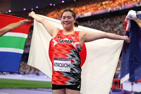 やり投げ 北口榛花が金メダル！日本女子陸上界初の大快挙 世界女王の貫禄を見せる「65m80」【パリ五輪 女子やり投げ】｜テレ東スポーツ：テレ東