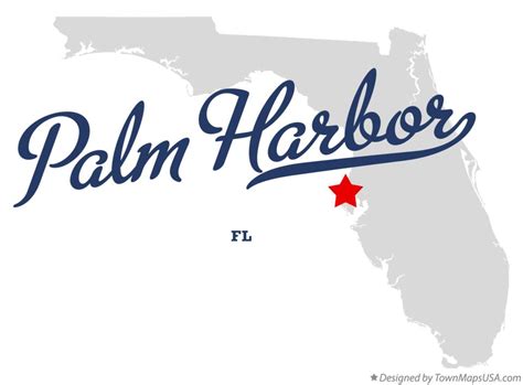 Map Of Palm Harbor Fl Florida