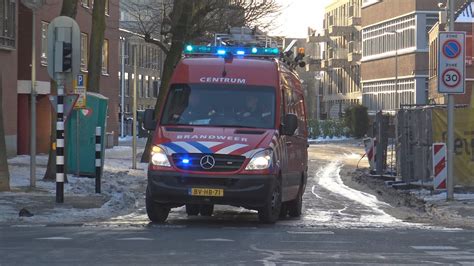 Waterongevallenvoertuig Brandweer Den Haag Centrum Met Spoed Naar Een