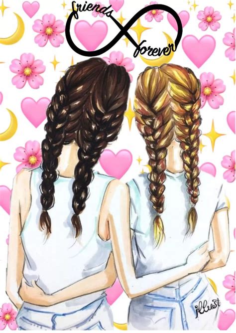 BFF For 2 Wallpaper Discover more BFF For 2, Cute, Friend, Friendship ...