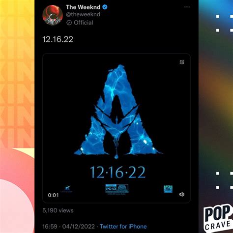 Pop Crave On Twitter 🚨 Theweeknd To Release New Song For