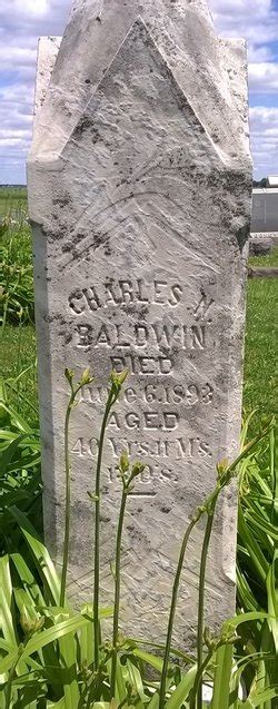 Charles Nathan Baldwin M Morial Find A Grave