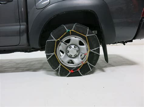 Toyota Tacoma Titan Chain Snow Tire Chains Diamond Pattern